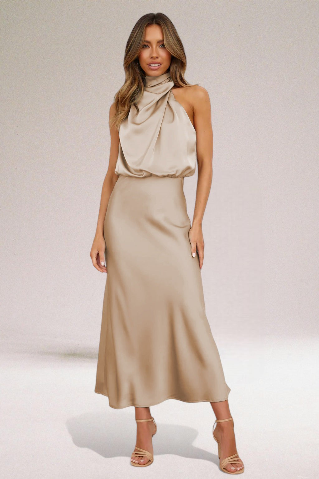 Elara | Elegante vestido de noche de satén