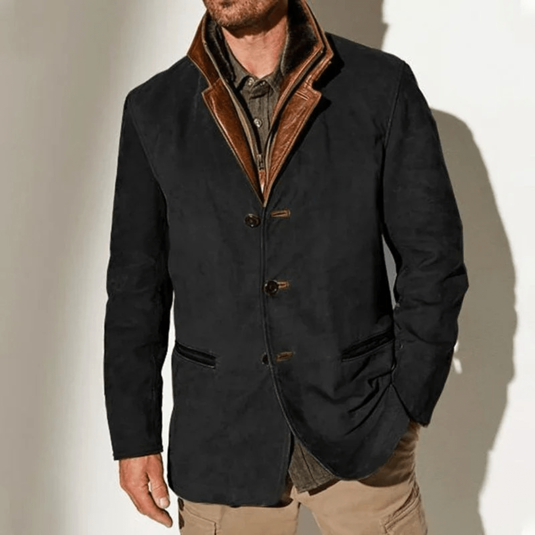 Roberto™ | Chaqueta Vintage de Piel Sintética con Estilo Atemporal