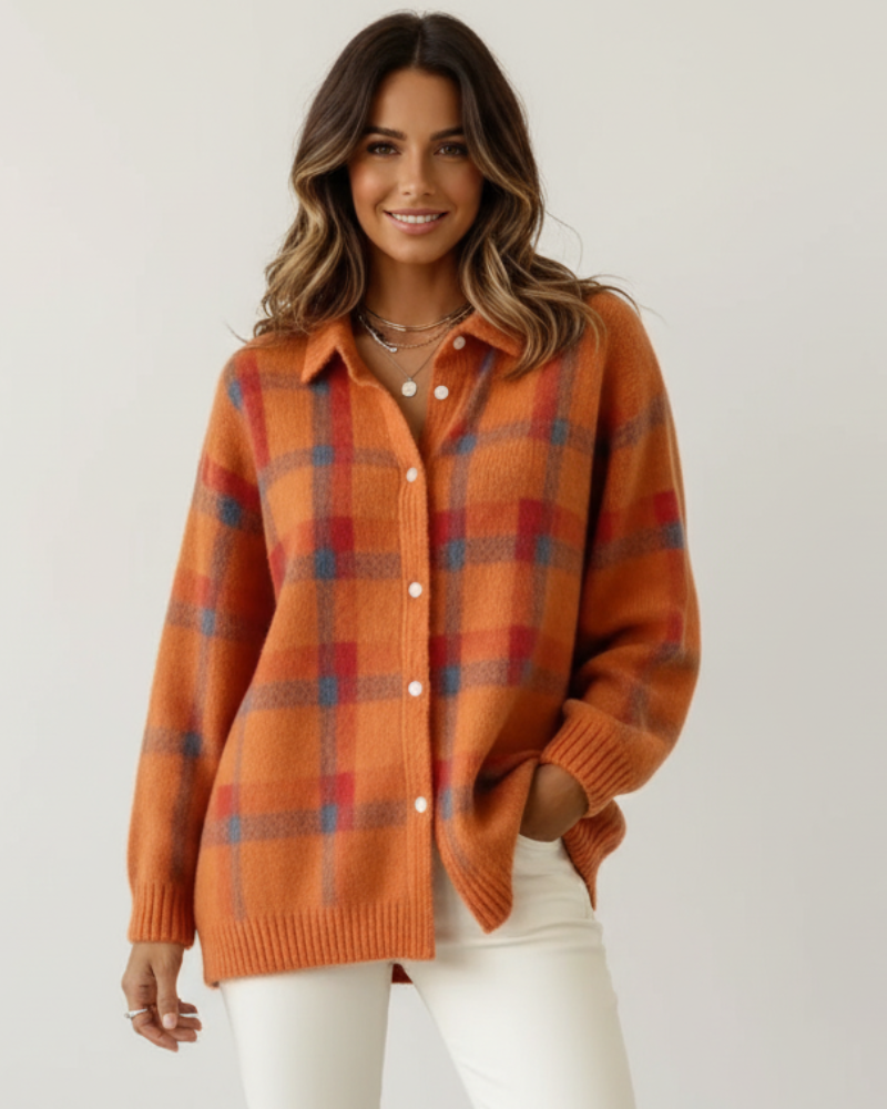 Teresa™ | Suéter de Punto con Diseño de Cuadros Elegante