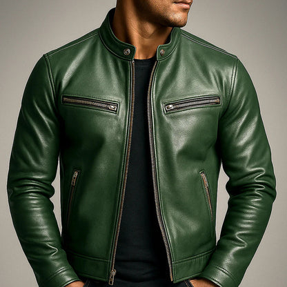 Joaquín™ | Chaqueta Casual de Cuero Sintético con Estilo Moderno