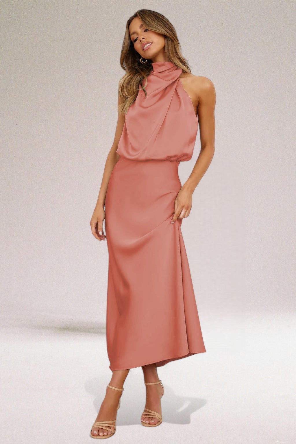 Elara | Elegante vestido de noche de satén