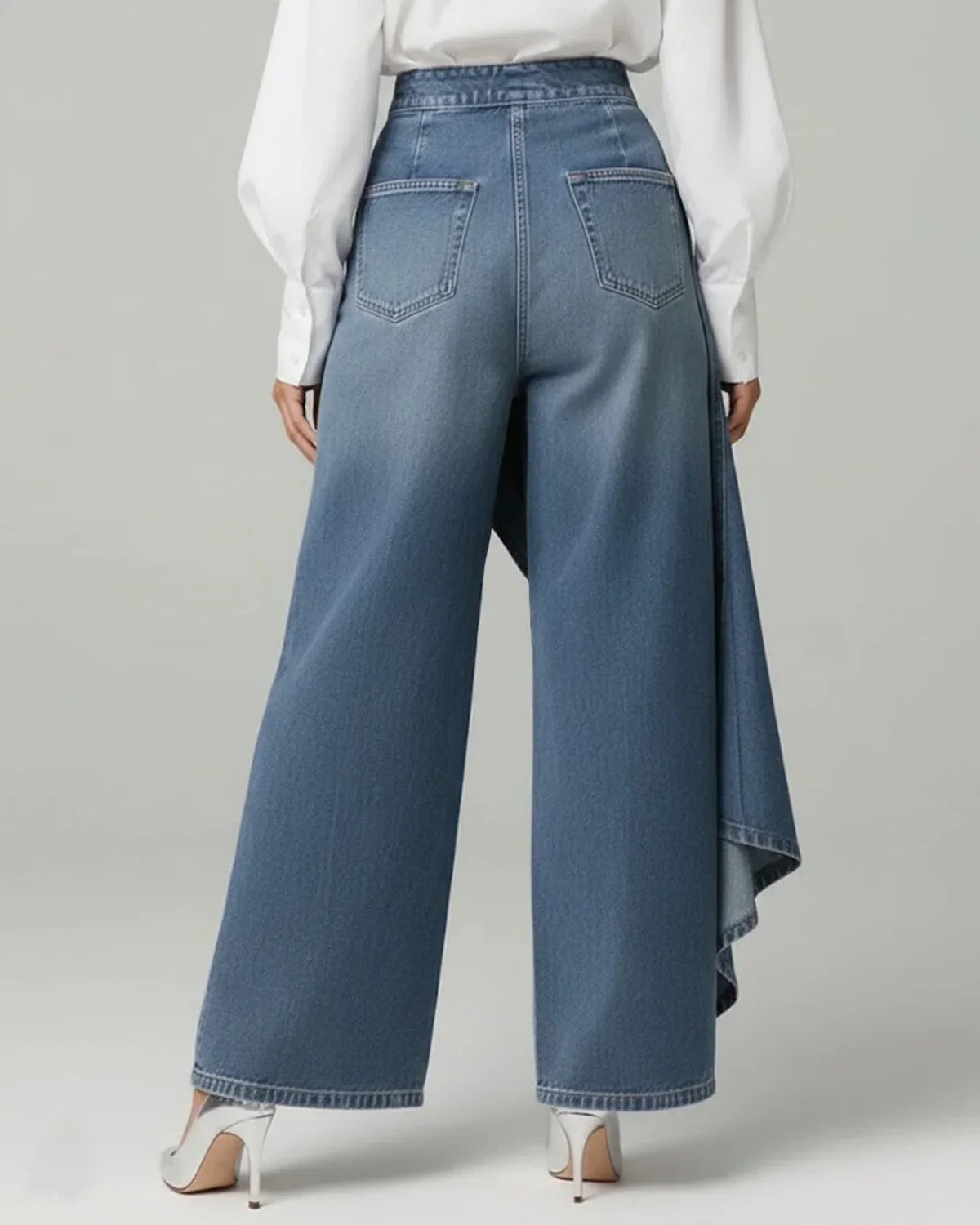Carla™ | Pantalones Vaqueros de Corte Cruzado