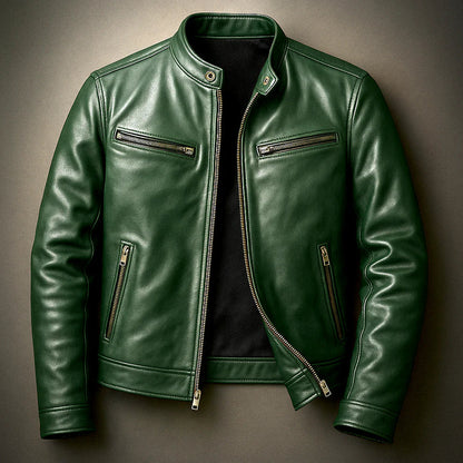 Joaquín™ | Chaqueta Casual de Cuero Sintético con Estilo Moderno