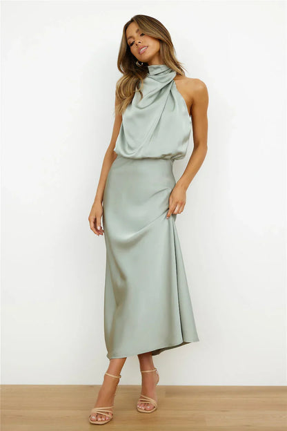 Marina | Elegante vestido con escote americano
