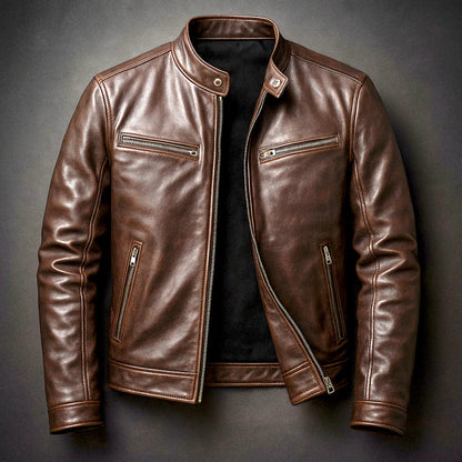 Joaquín™ | Chaqueta Casual de Cuero Sintético con Estilo Moderno
