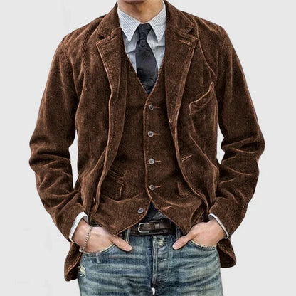 ADOLFO™ | Chaqueta y Chaleco Vintage de Estilo Atemporal