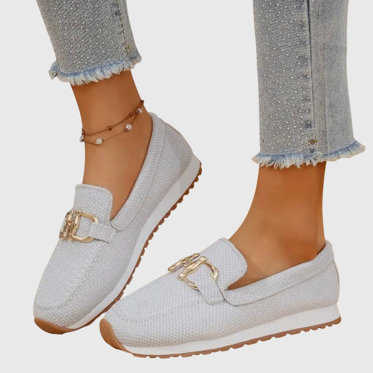 LILI - Zapatillas Ortopédicas Tipo Mocasín, Cómodas y Elegantes