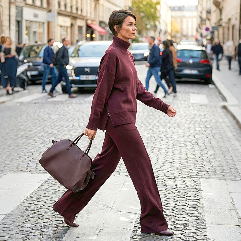 Conjunto de Punto "Estilo Elegante sin Esfuerzo"