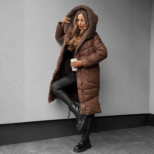 Elena | Abrigo Acolchado de Invierno Elegante y Cálido