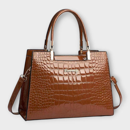Bolso Katvelle Croco de Estilo Elegante y Sofisticado