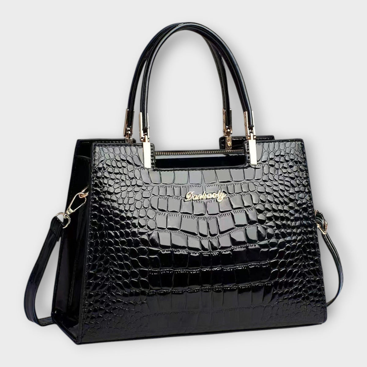 Bolso Katvelle Croco de Estilo Elegante y Sofisticado