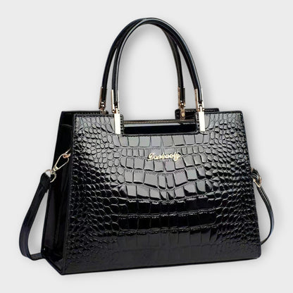 Bolso Katvelle Croco de Estilo Elegante y Sofisticado