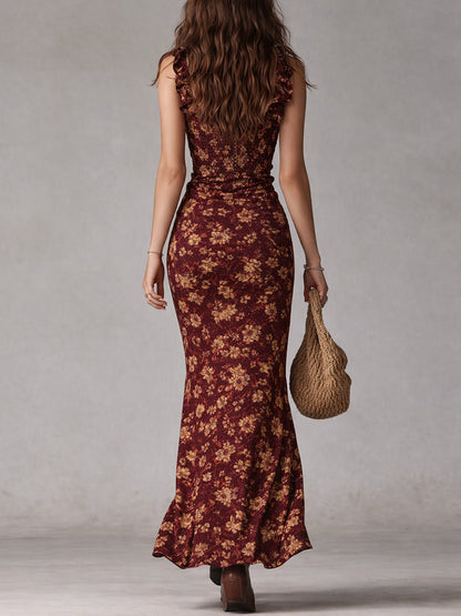 Simona | Elegante vestido retro de silueta larga