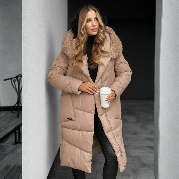 Elena | Abrigo Acolchado de Invierno Elegante y Cálido