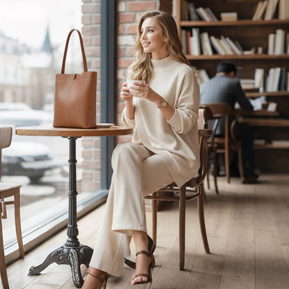 Conjunto de Punto de Lujo con Diseño Asimétrico