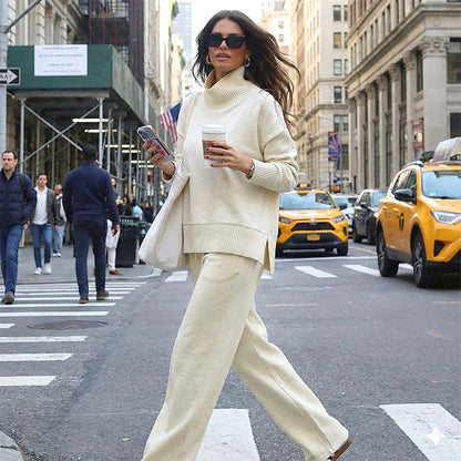 Conjunto de Punto "Estilo Elegante sin Esfuerzo"