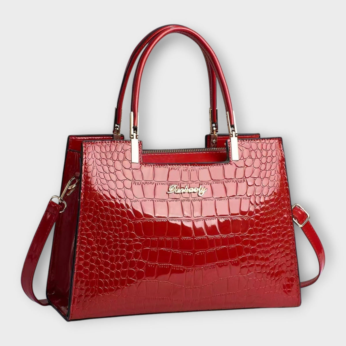 Bolso Katvelle Croco de Estilo Elegante y Sofisticado