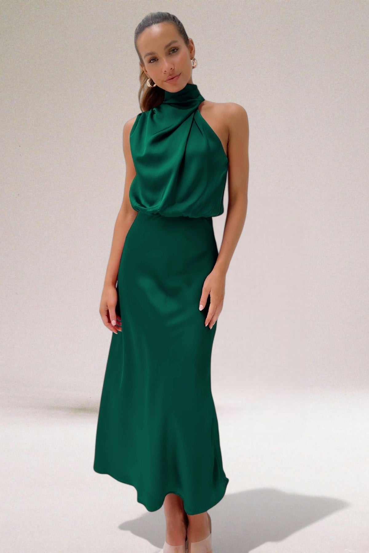 Elara | Elegante vestido de noche de satén