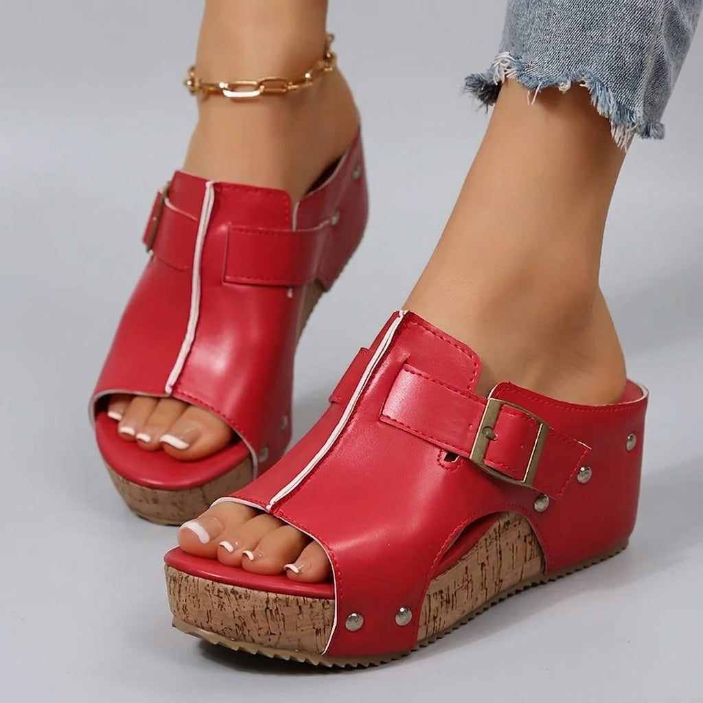 Sandalias Olivia de Plataforma Elegante