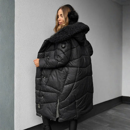Elena | Abrigo Acolchado de Invierno Elegante y Cálido