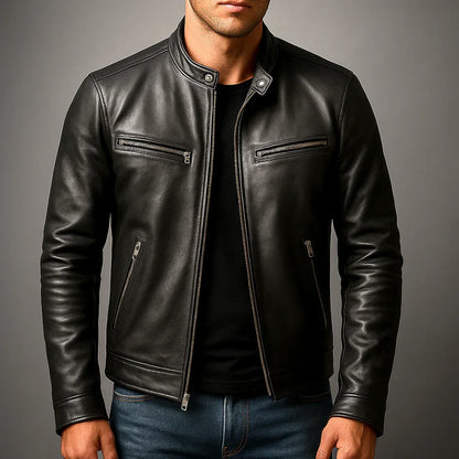 Joaquín™ | Chaqueta Casual de Cuero Sintético con Estilo Moderno