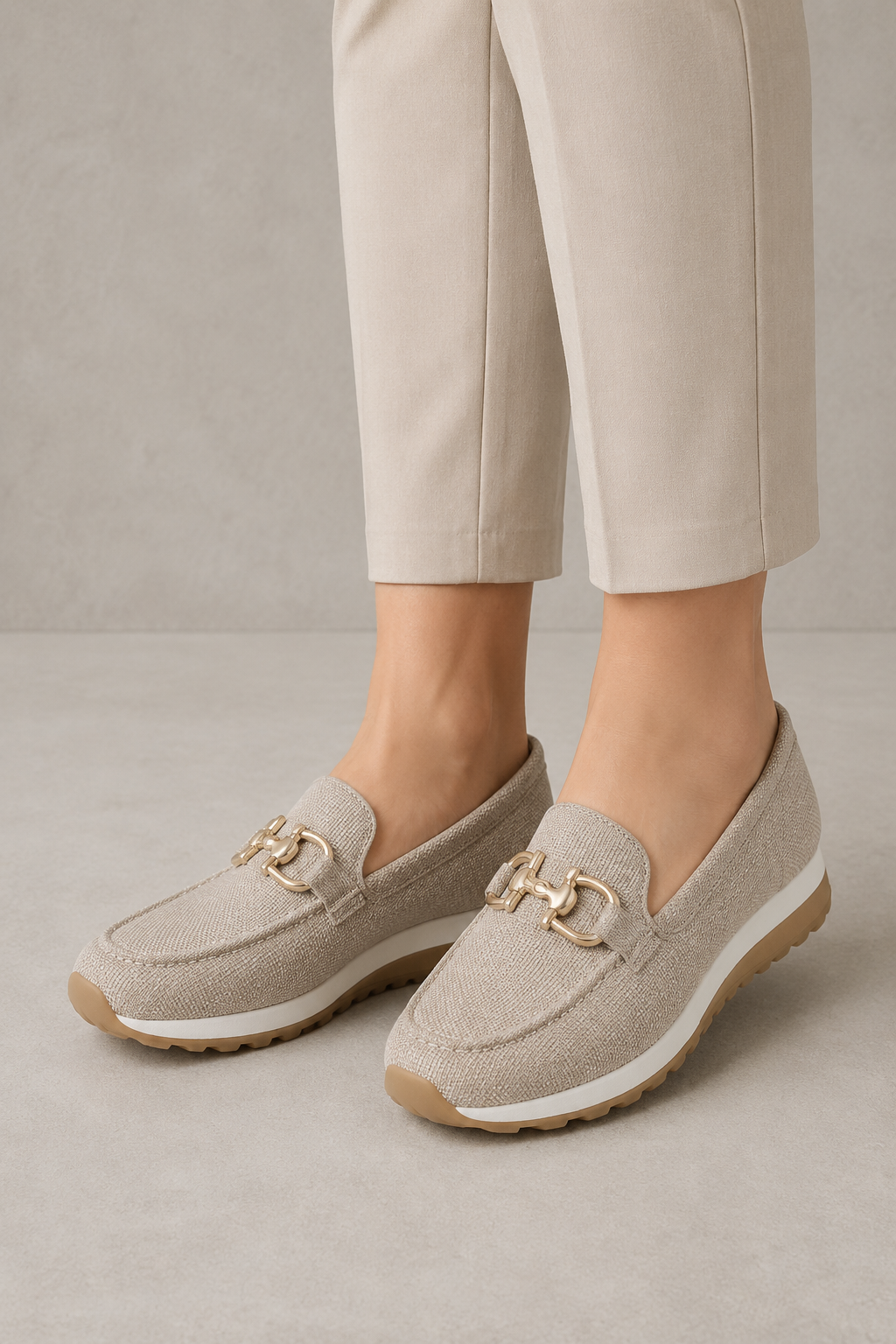 LILI - Zapatillas Ortopédicas Tipo Mocasín, Cómodas y Elegantes