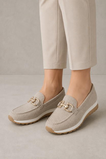 LILI - Zapatillas Ortopédicas Tipo Mocasín, Cómodas y Elegantes