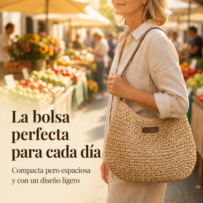 SIMONA - Elegante Bolso Trenzado de Estilo Sofisticado