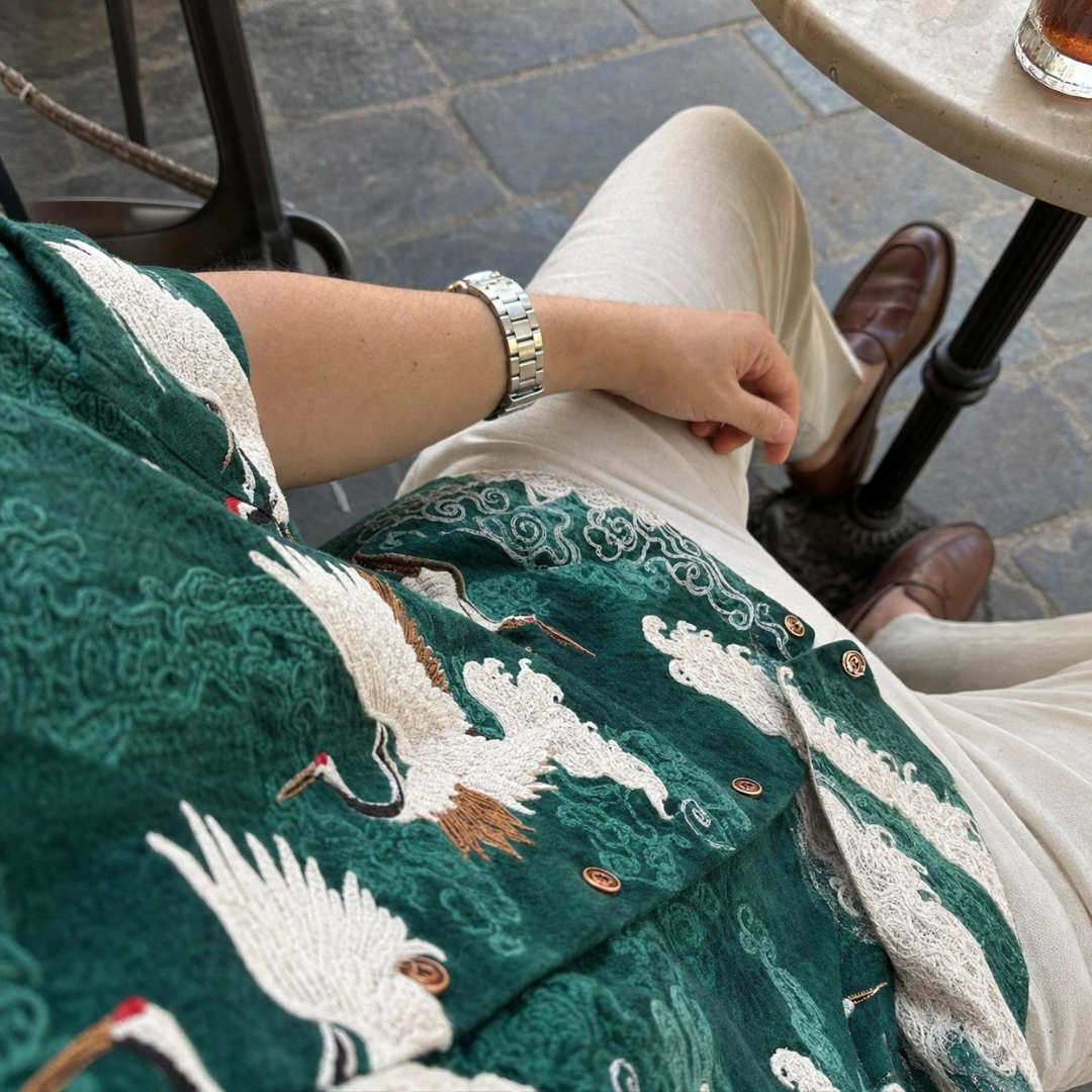 AURELIO - Camisa de Verano con Diseño Elegante