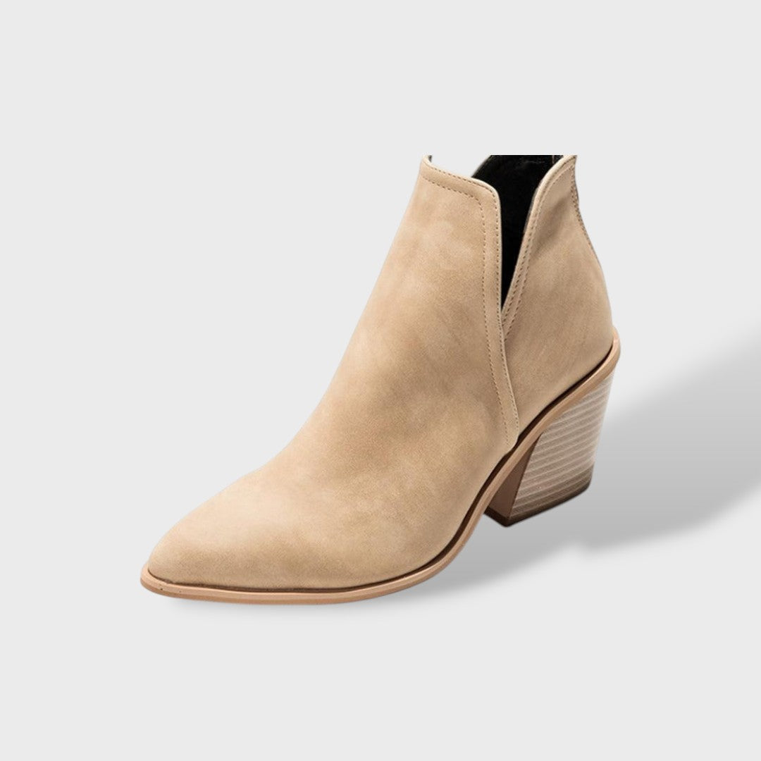 FIONA – Elegantes Botines Cowboy con Tacón