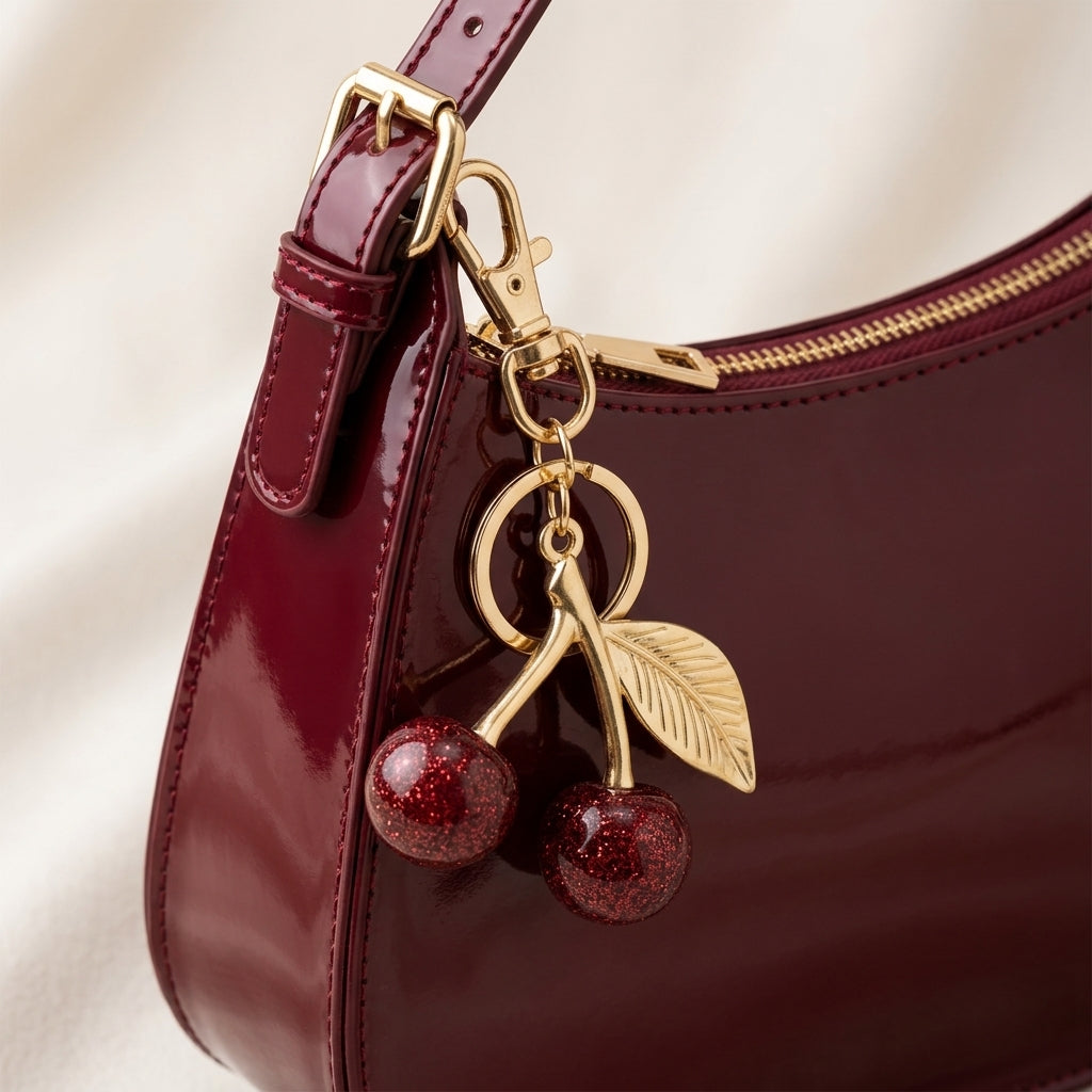 Bolso Cherry Gloss – Elegancia y Brillo para Cada Ocasión