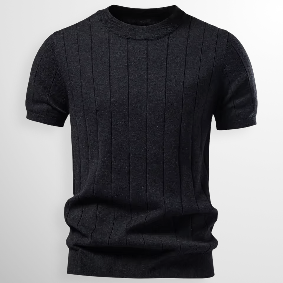 Lucas | Camiseta Premium de Punto Canalé