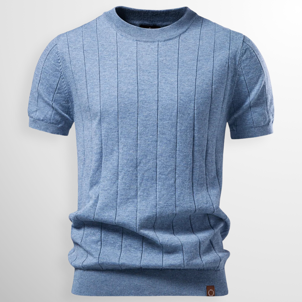 Lucas | Camiseta Premium de Punto Canalé