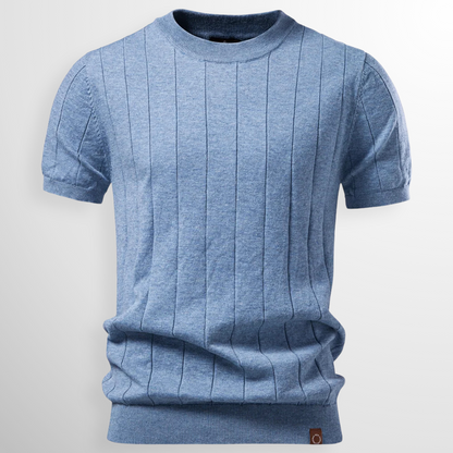 Lucas | Camiseta Premium de Punto Canalé