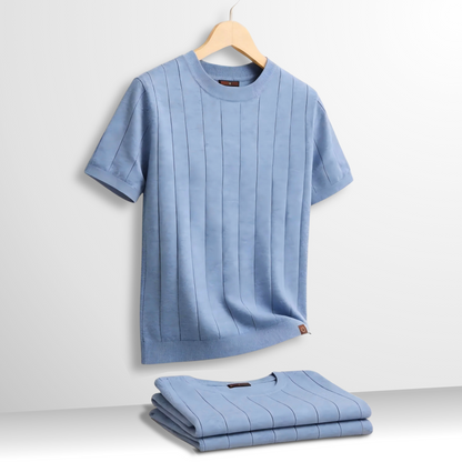 Lucas | Camiseta Premium de Punto Canalé