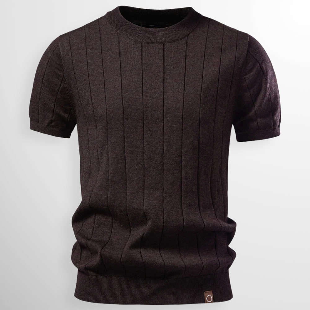 Lucas | Camiseta Premium de Punto Canalé