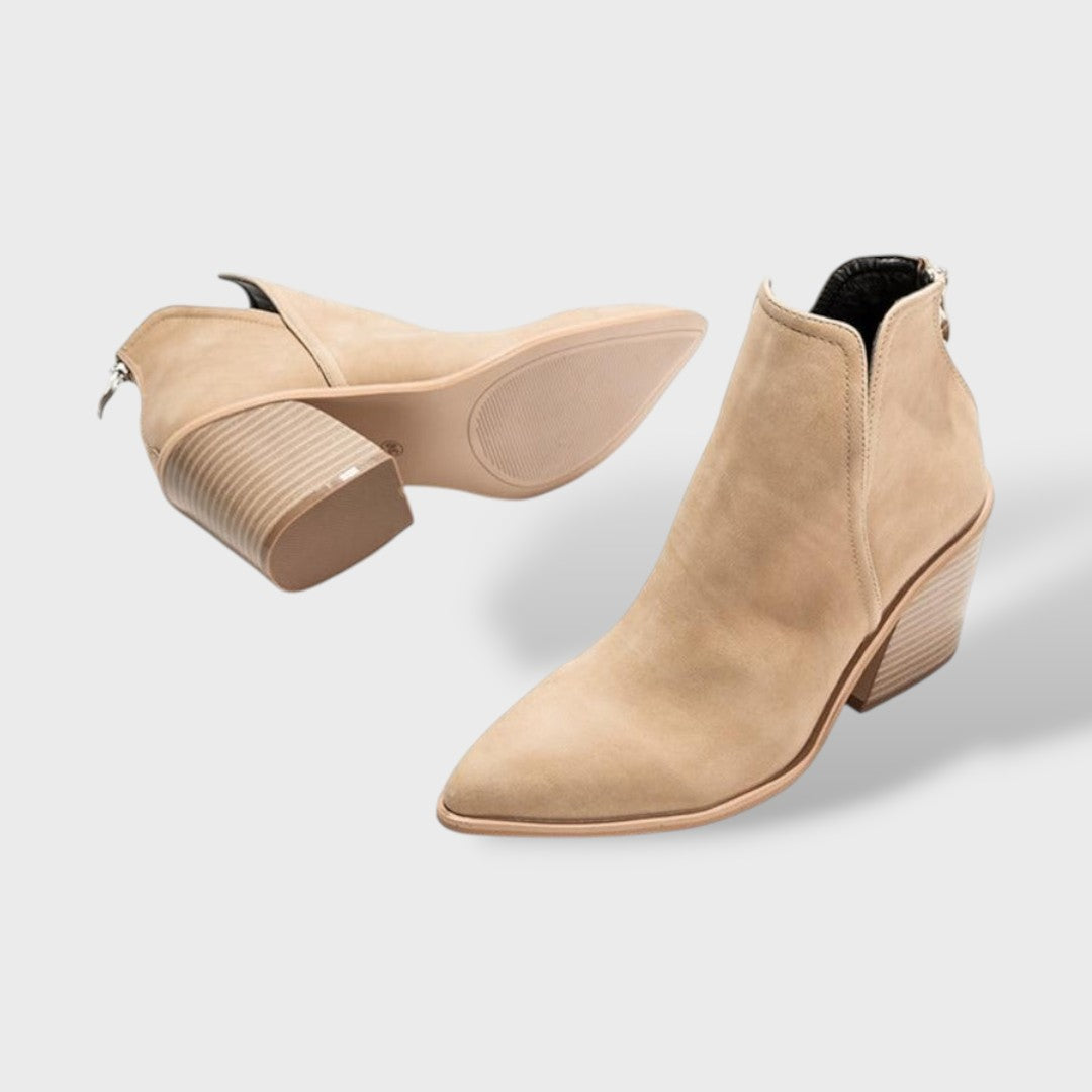FIONA – Elegantes Botines Cowboy con Tacón