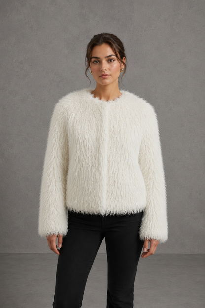LUCÍA - Elegante Chaqueta de Lana de Estilo Sofisticado