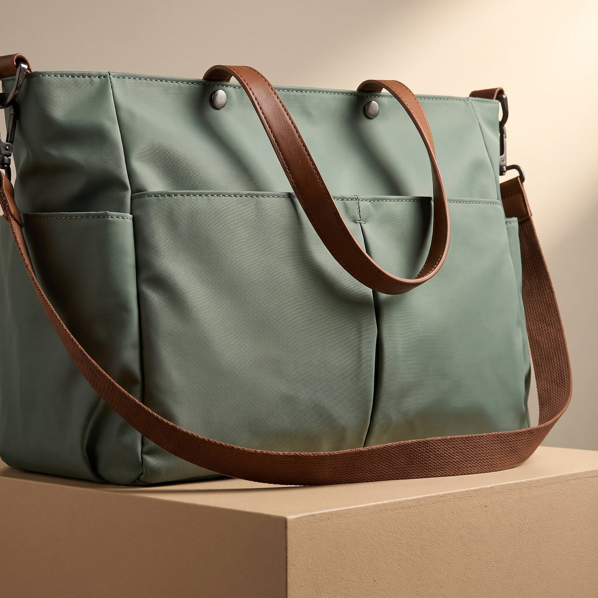 Bolso Tote Chelsea con Múltiples Bolsillos y Gran Capacidad