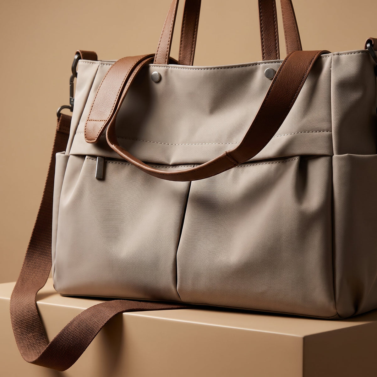Bolso Tote Chelsea con Múltiples Bolsillos y Gran Capacidad