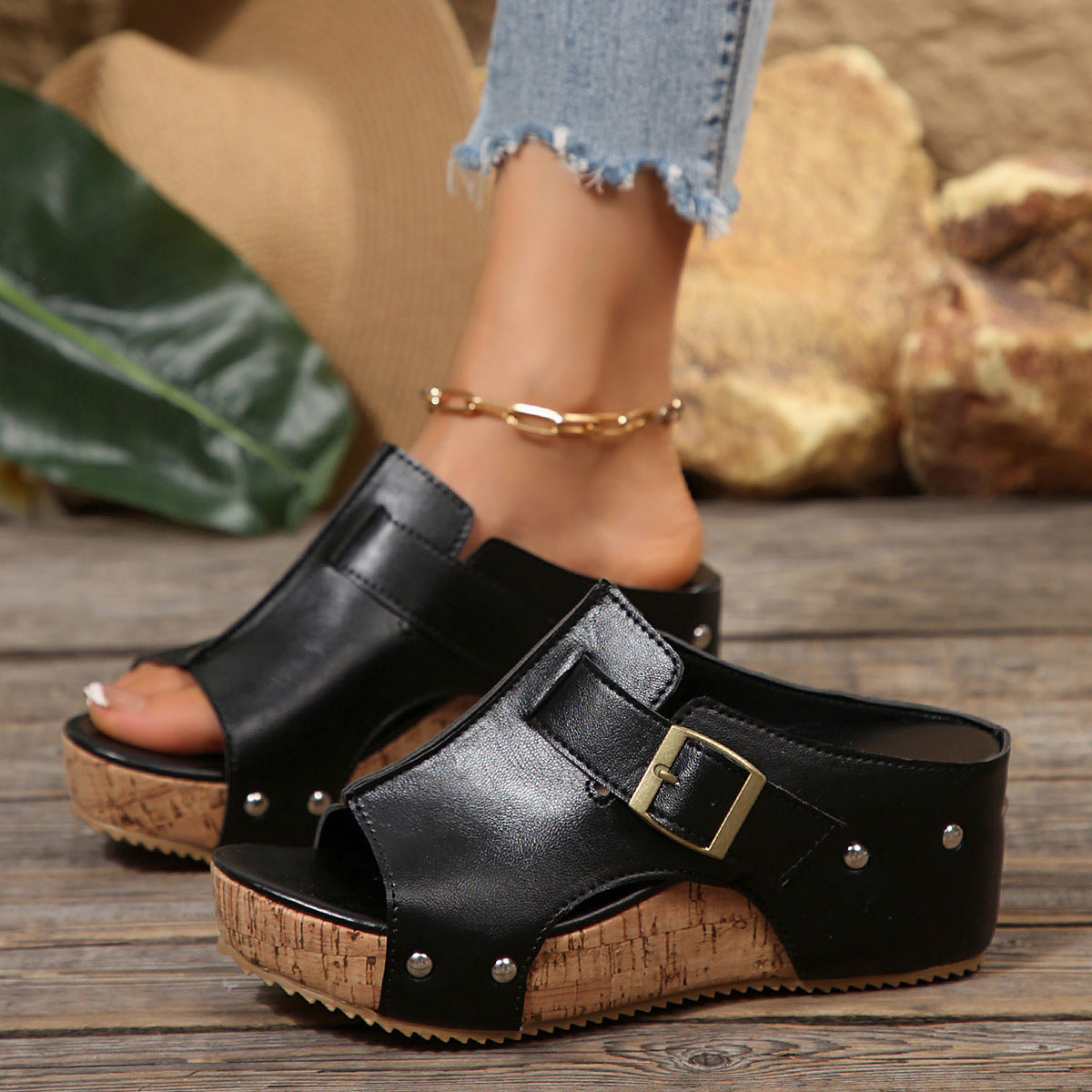 Sandalias Olivia de Plataforma Elegante