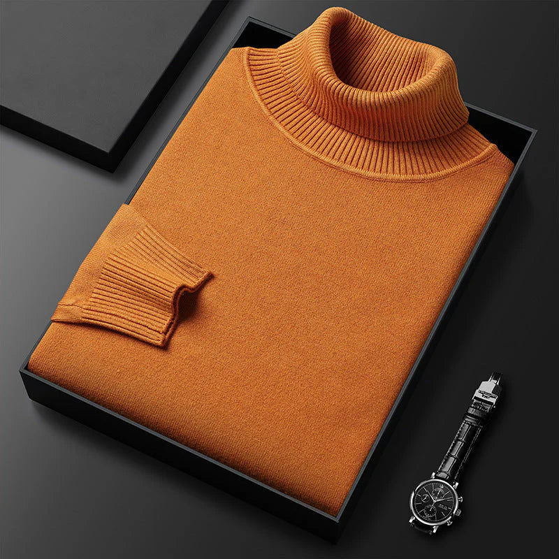 Último día: ¡50 % en toda la gama!⏰ Jersey de cachemira premium para hombre, liso: tejido suave y agradable con un corte moderno, ideal para el trabajo y el tiempo libre.