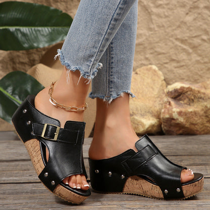 Sandalias Olivia de Plataforma Elegante