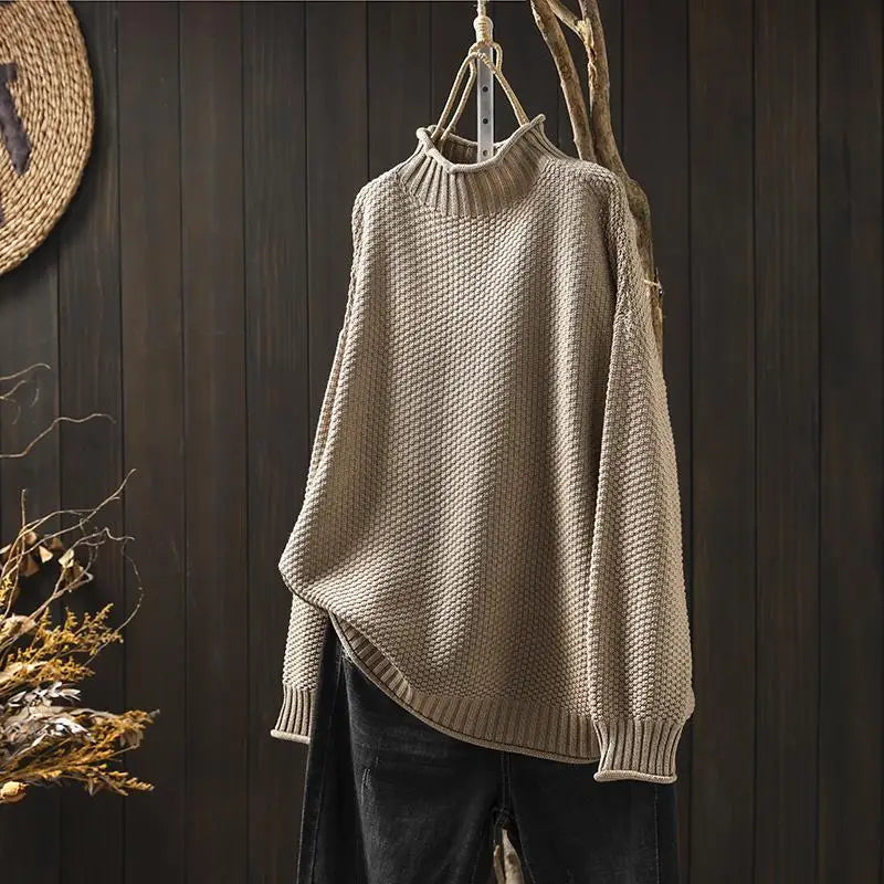 RUTHIE – Jersey de punto con cuello Perkins