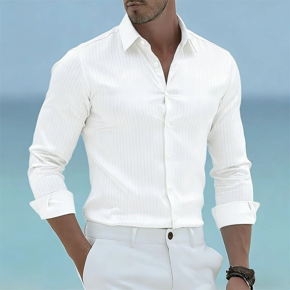 Harrison – Camisa de vestir de corte entallado
