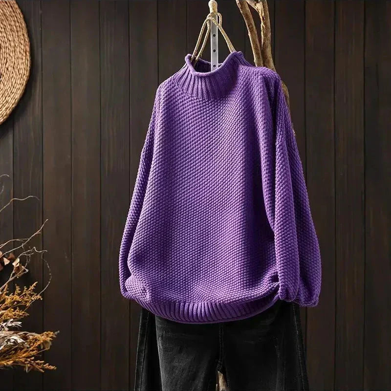 RUTHIE – Jersey de punto con cuello Perkins