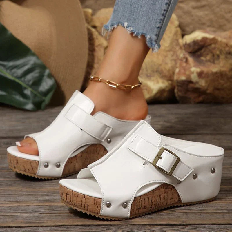 Sandalias Olivia de Plataforma Elegante