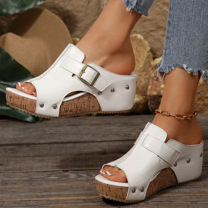Sandalias Olivia de Plataforma Elegante