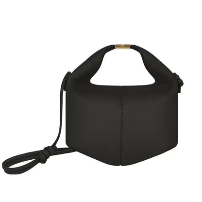 Bolso de Mano Francés - Cuero con Hebilla Estilo Minimalista