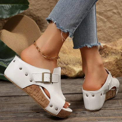 Sandalias Olivia de Plataforma Elegante